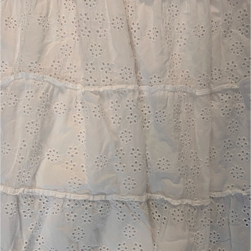Hill House White Eyelet Midi Dress - Picture 4 of 4